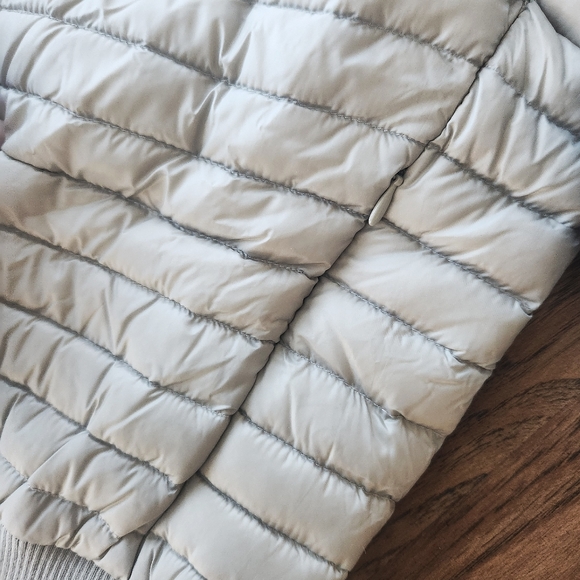 NWT Michael Kors XS Down Jacket Silver Packable - Picture 4 of 14